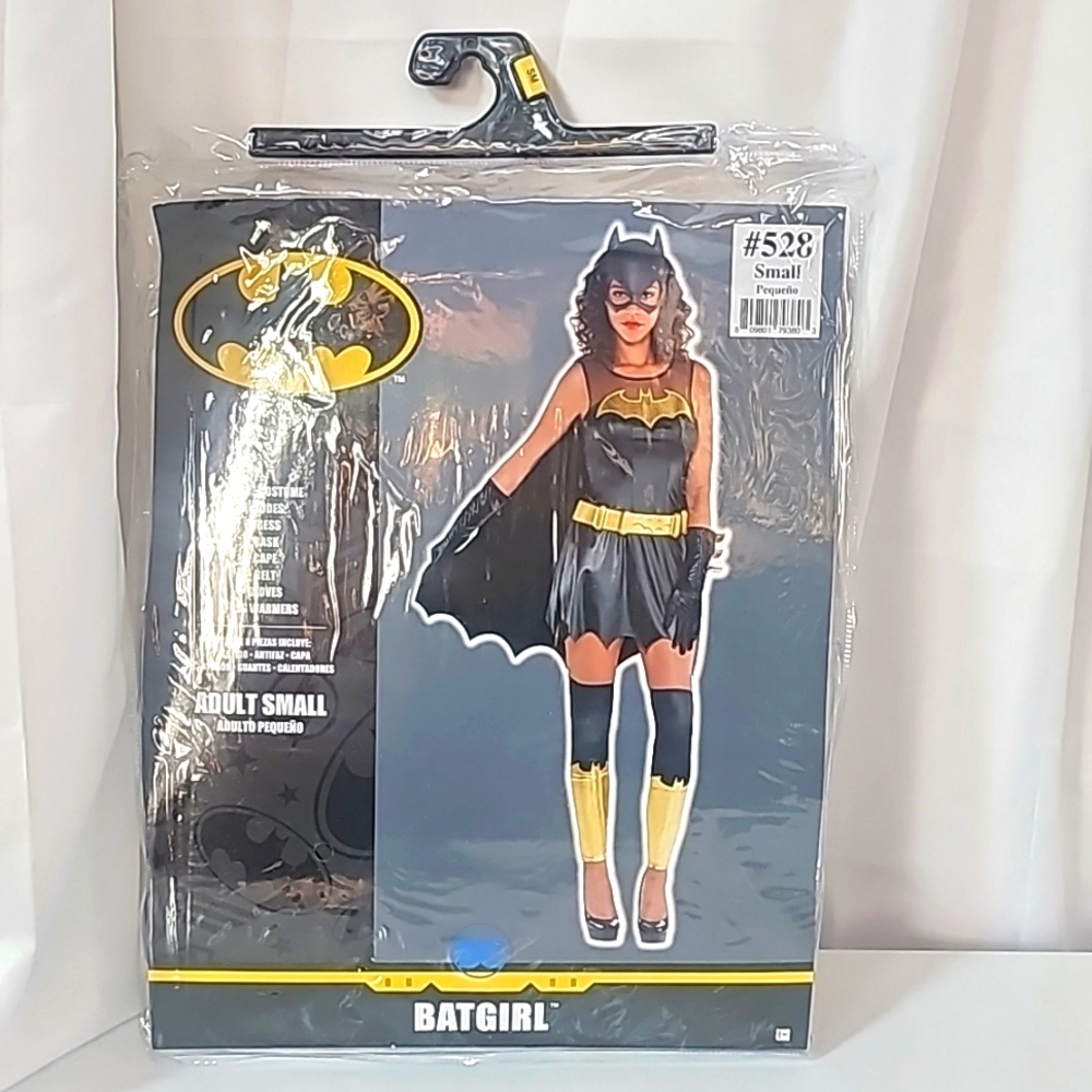 NEW! Batgirl Adult Halloween Costume 8 Piece Set ~ Small